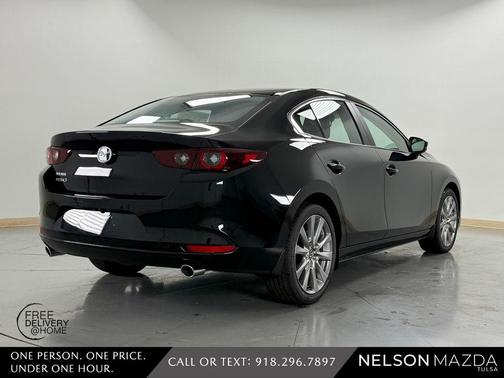 Jet Black Mica 2026 Mazda Mazda3 FWD w/Preferred Package