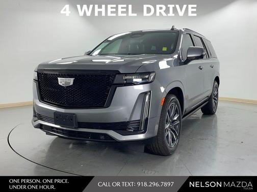 Satin Steel Metallic 2021 Cadillac Escalade Sport Platinum