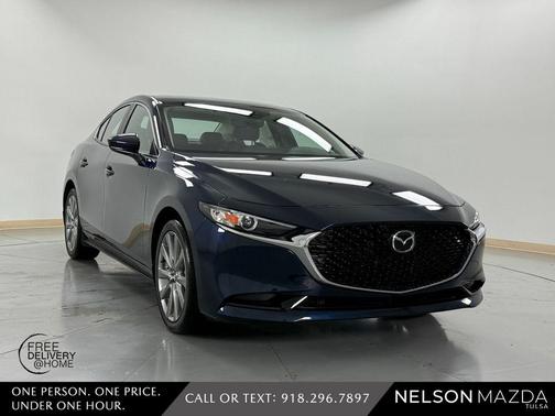 Deep Crystal Blue Mica 2026 Mazda Mazda3 FWD w/Preferred Package
