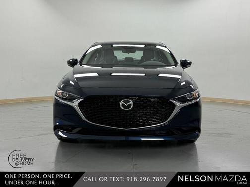 Deep Crystal Blue Mica 2026 Mazda Mazda3 FWD w/Preferred Package
