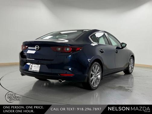 Deep Crystal Blue Mica 2026 Mazda Mazda3 FWD w/Preferred Package