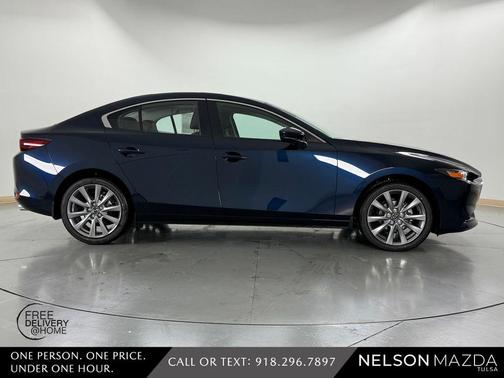 Deep Crystal Blue Mica 2026 Mazda Mazda3 FWD w/Preferred Package