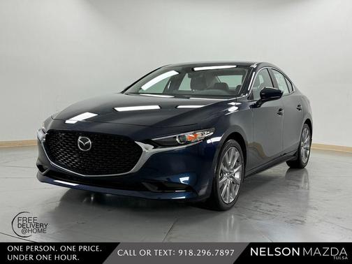 Deep Crystal Blue Mica 2026 Mazda Mazda3 FWD w/Preferred Package