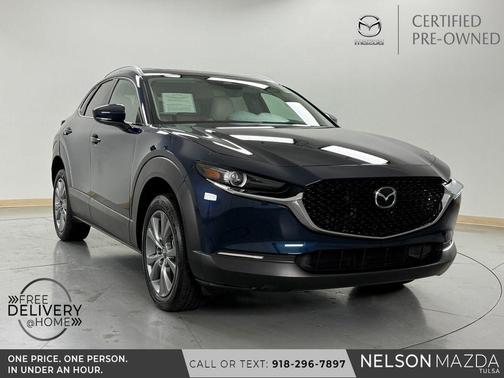 Deep Crystal Blue Mica 2025 Mazda CX-30 2.5 S Preferred Package