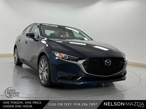 Deep Crystal Blue Mica 2026 Mazda Mazda3 FWD w/Preferred Package