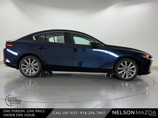 Deep Crystal Blue Mica 2026 Mazda Mazda3 FWD w/Preferred Package