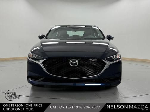 Deep Crystal Blue Mica 2026 Mazda Mazda3 FWD w/Preferred Package