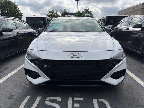 Ceramic White 2021 Hyundai ELANTRA N Line