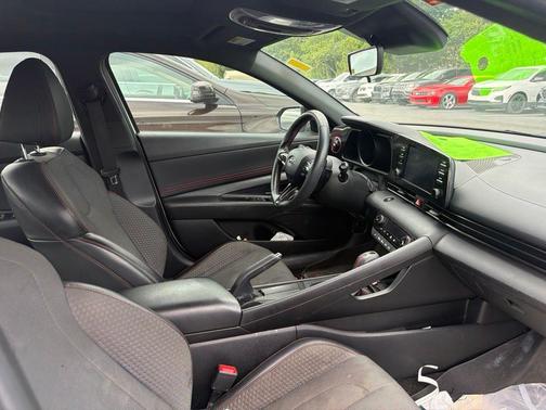 Ceramic White 2021 Hyundai ELANTRA N Line