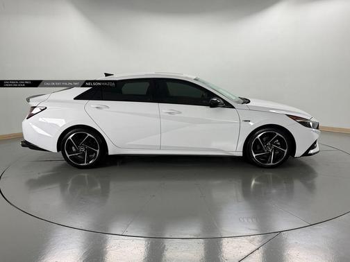 Ceramic White 2021 Hyundai ELANTRA N Line