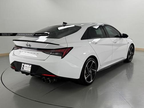 Ceramic White 2021 Hyundai ELANTRA N Line