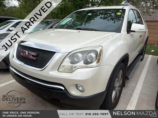 White Diamond Clearcoat 2011 GMC Acadia SLT-1