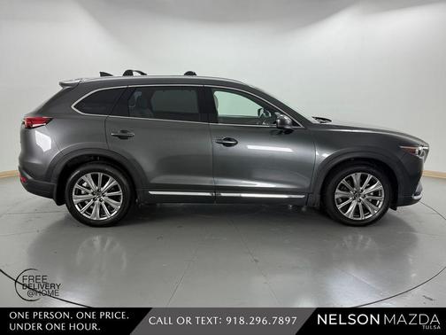 Machine Gray Metallic 2021 Mazda CX-9 Signature