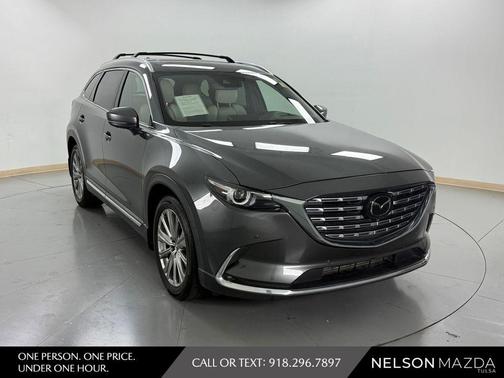 Machine Gray Metallic 2021 Mazda CX-9 Signature