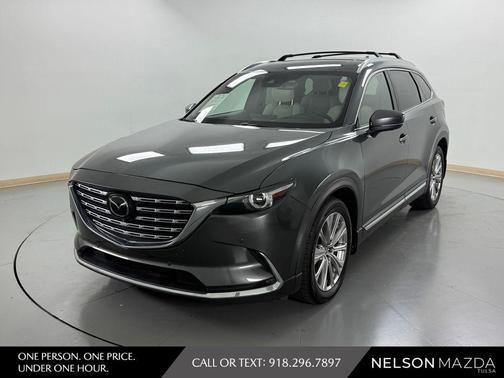 Machine Gray Metallic 2021 Mazda CX-9 Signature
