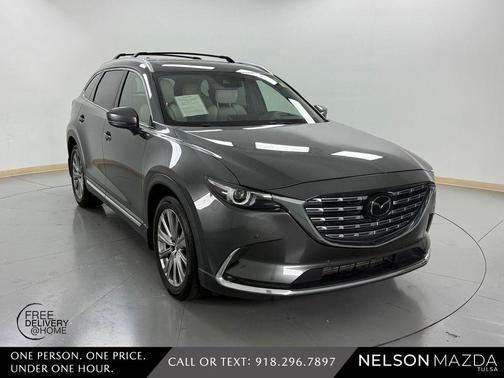 Machine Gray Metallic 2021 Mazda CX-9 Signature