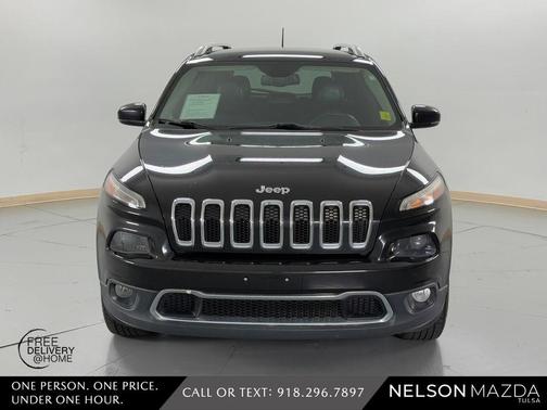 Brilliant Black Crystal Pearlcoat 2016 Jeep Cherokee Limited