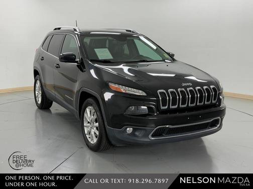 Brilliant Black Crystal Pearlcoat 2016 Jeep Cherokee Limited