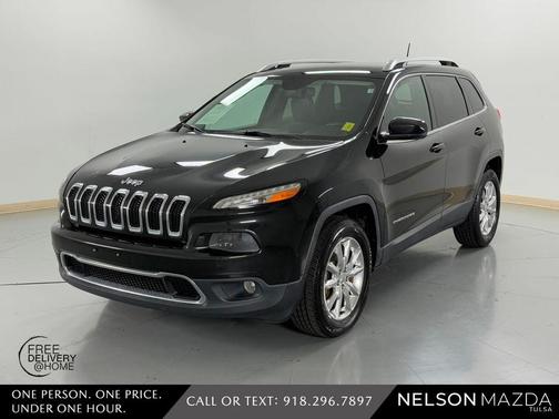 Brilliant Black Crystal Pearlcoat 2016 Jeep Cherokee Limited