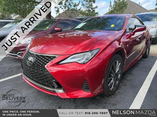 Red 2022 Lexus RC 350 F Sport