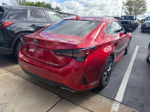 Red 2022 Lexus RC 350 F Sport