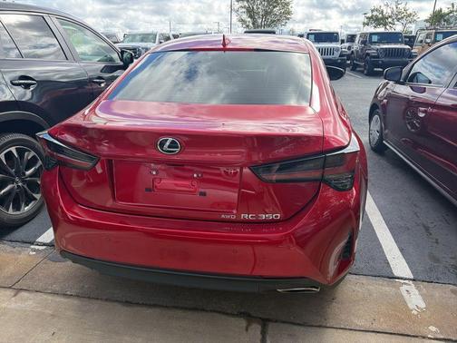 Red 2022 Lexus RC 350 F Sport