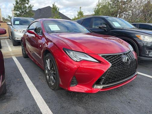 Red 2022 Lexus RC 350 F Sport