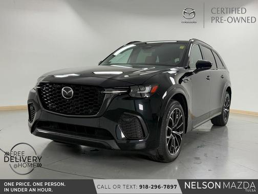 Jet Black Mica 2025 Mazda CX-70 CX-70