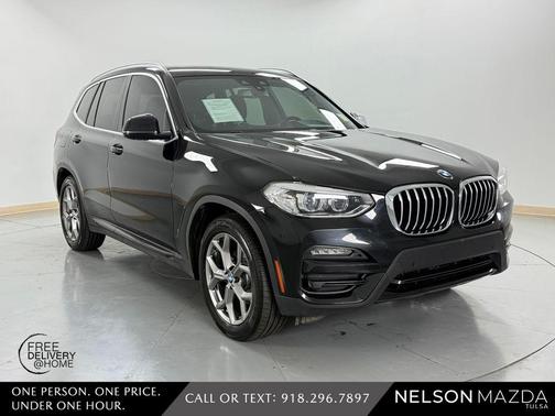 Jet Black 2021 BMW X3 sDrive30i