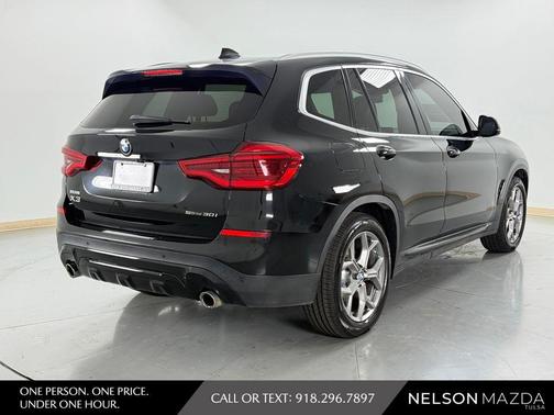 Jet Black 2021 BMW X3 sDrive30i