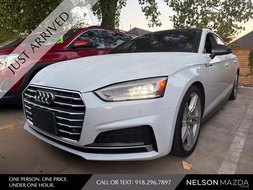 Glacier White Metallic 2018 Audi A5 2.0T Premium Plus