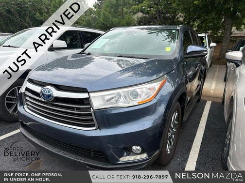 Shoreline Mist 2015 Toyota Highlander Hybrid Limited