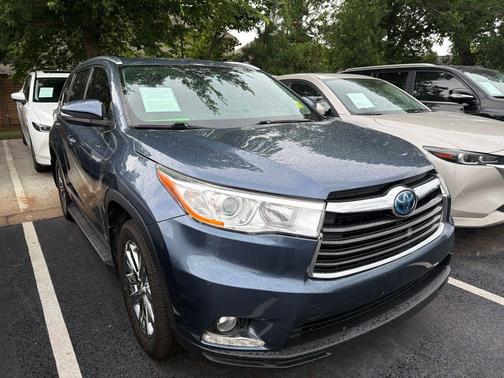 Shoreline Mist 2015 Toyota Highlander Hybrid Limited