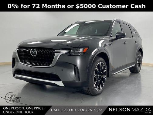 Machine Gray Metallic 2026 Mazda CX-90 Premium Plus