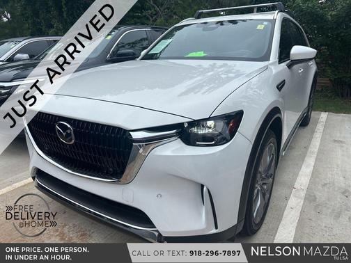Rhodium White Metallic 2024 Mazda CX-90 Premium Plus
