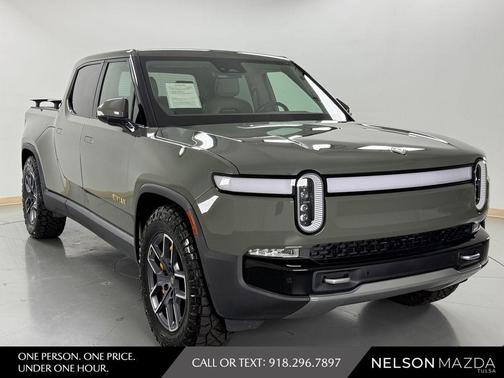 Green 2022 Rivian R1T Launch Edition