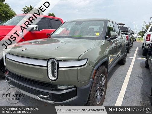 Green 2022 Rivian R1T Launch Edition