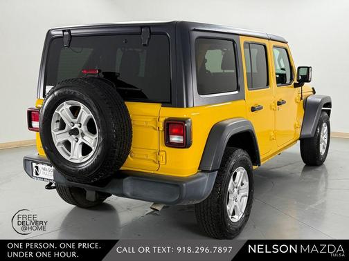 Baja Yellow Clearcoat 2019 Jeep Wrangler Unlimited Sport