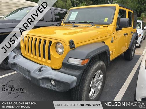 Baja Yellow Clearcoat 2019 Jeep Wrangler Unlimited Sport
