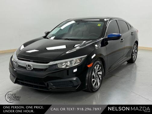 Black 2016 Honda Civic EX