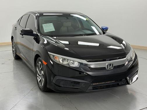 Black 2016 Honda Civic EX