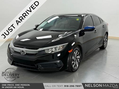 Black 2016 Honda Civic EX