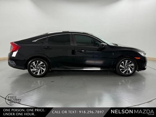 Black 2016 Honda Civic EX