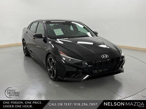 Phantom Black 2021 Hyundai ELANTRA N Line