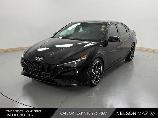 Phantom Black 2021 Hyundai ELANTRA N Line