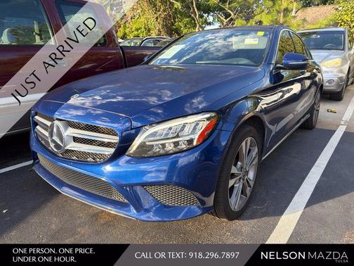 Blue 2019 Mercedes-Benz C-Class C 300 4MATIC