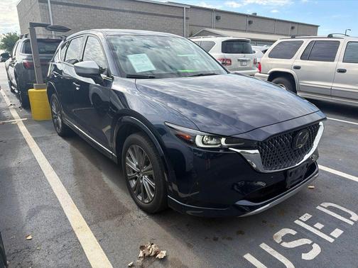 Deep Crystal Blue Mica 2024 Mazda CX-5 2.5 Turbo Signature