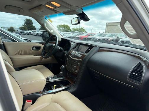White 2017 Nissan Armada Platinum