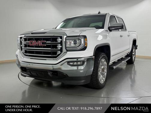 Summit White 2018 GMC Sierra 1500 SLT