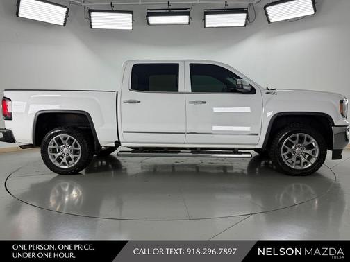 Summit White 2018 GMC Sierra 1500 SLT